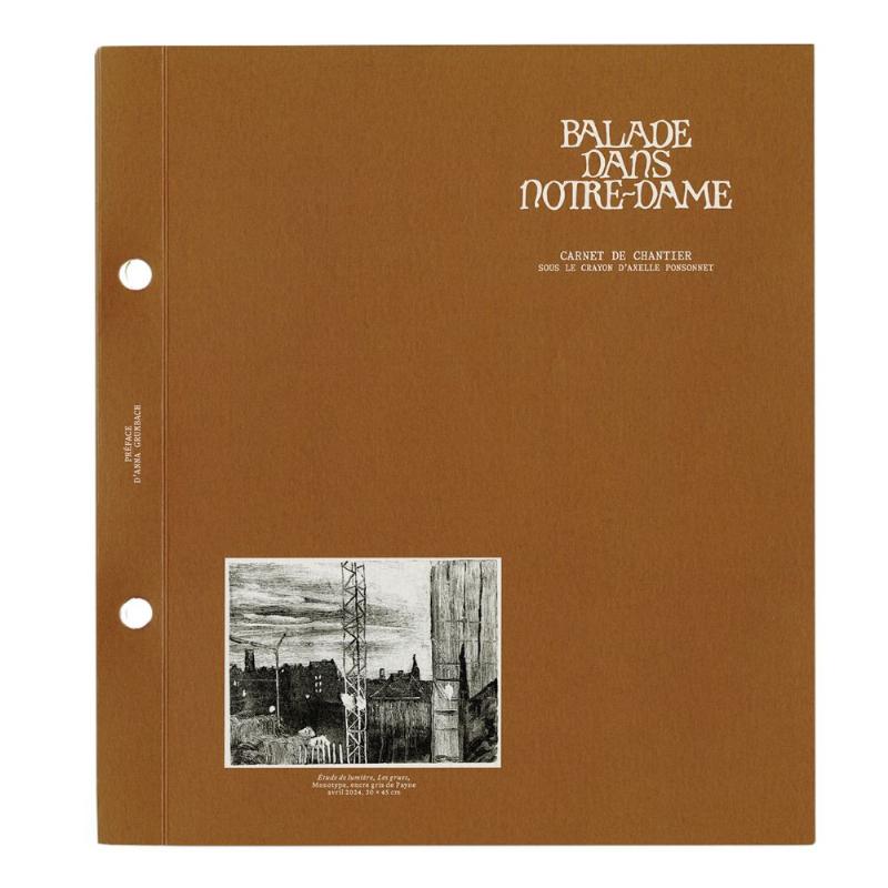 Croquis d'architecture inspiré par Paris, Notre-Dame