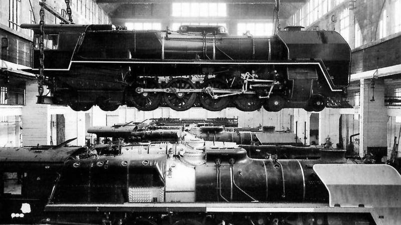 Exemple d'usine moderne en béton armé en France