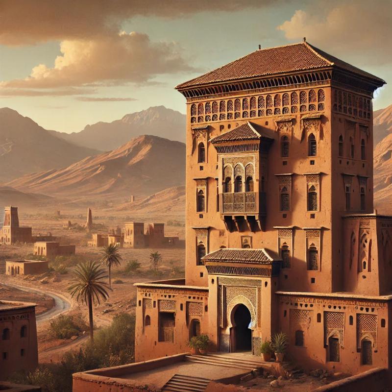 Intérieur moderne inspiré de l'architecture marocaine