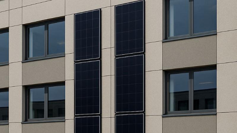 Architecture moderne et durable en France, avec un design intégré et des éléments écologiques