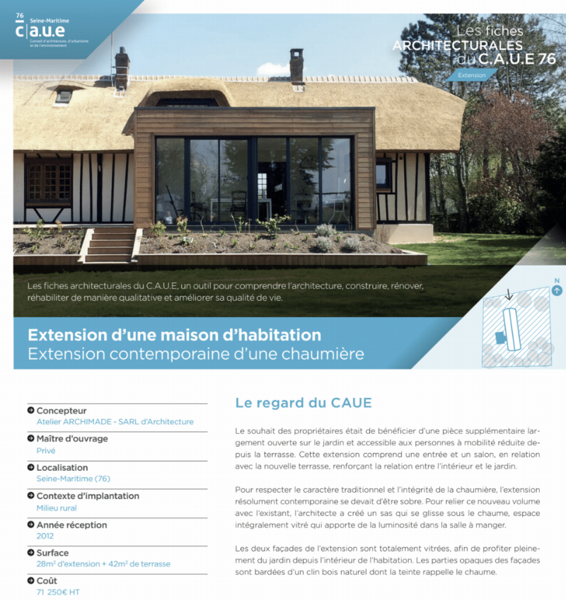 Un exemple d'architecture moderne s'intégrant harmonieusement dans le paysage urbain français