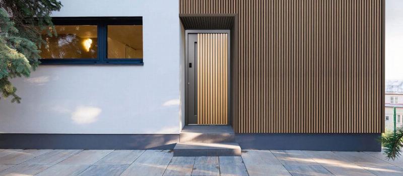 L'élégance de l'architecture moderne française : une façade innovante intégrant des éléments naturels