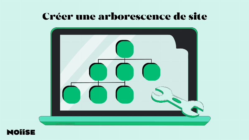 Plan hiérarchique d'une architecture site web optimisée pour le SEO et l'UX utilisateur