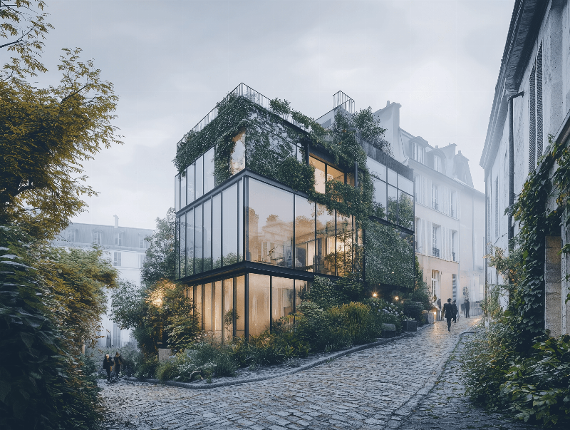 Architecture urbaine moderne à Paris, défi de l'intégration architecturale et historique