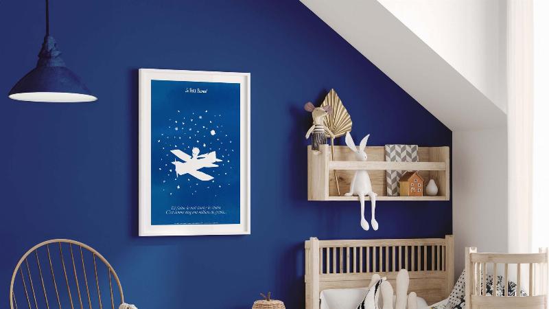 Installation d'art contemporain inspirée du Petit Prince et des étoiles