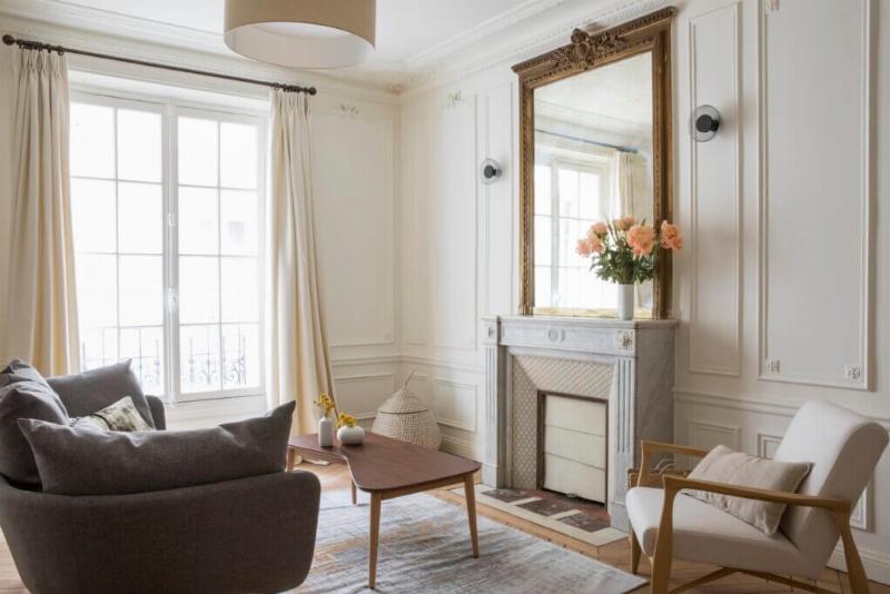 Art de vivre français dans une maison d'architecture moderne