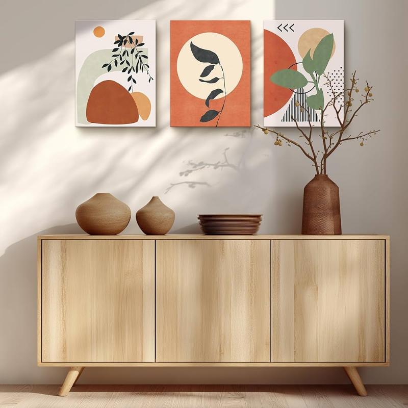 Art peinture sur bois : Décor intérieur contemporain, élégance française