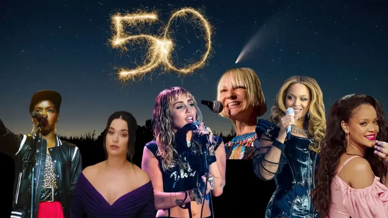 Collage d'artistes emblématiques de la pop française de la décennie 2010 et leur évolution musicale