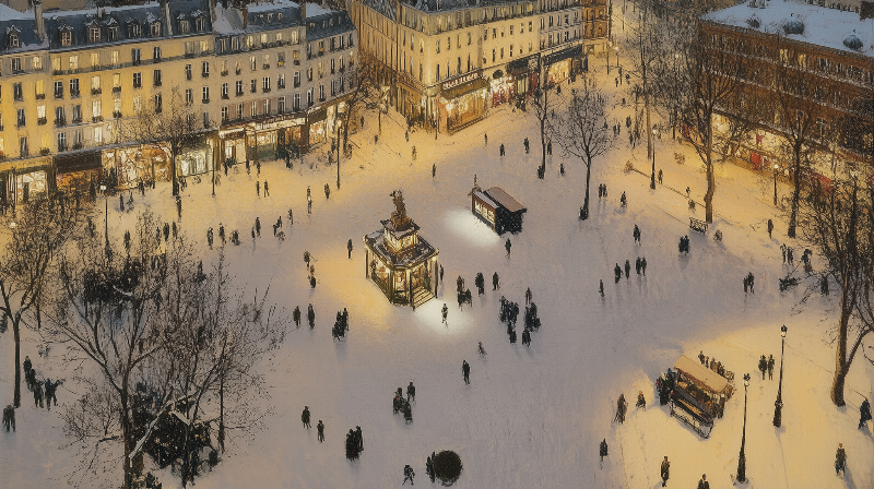 Les arts visuels paysage en France, capturant la lumière changeante et la beauté naturelle des scènes rurales et urbaines