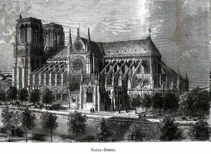 Représentation majestueuse du Maître-Autel de Notre-Dame de Paris issu du Vœu de Louis XIII