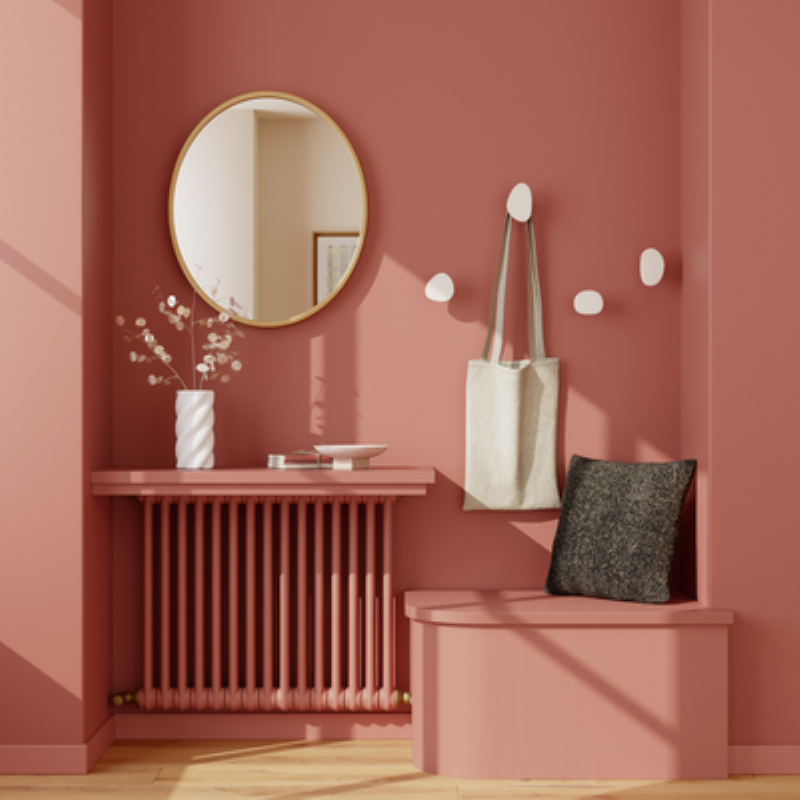 Peinture beige sable inspirée par les paysages naturels français, évoquant la douceur et la chaleur.