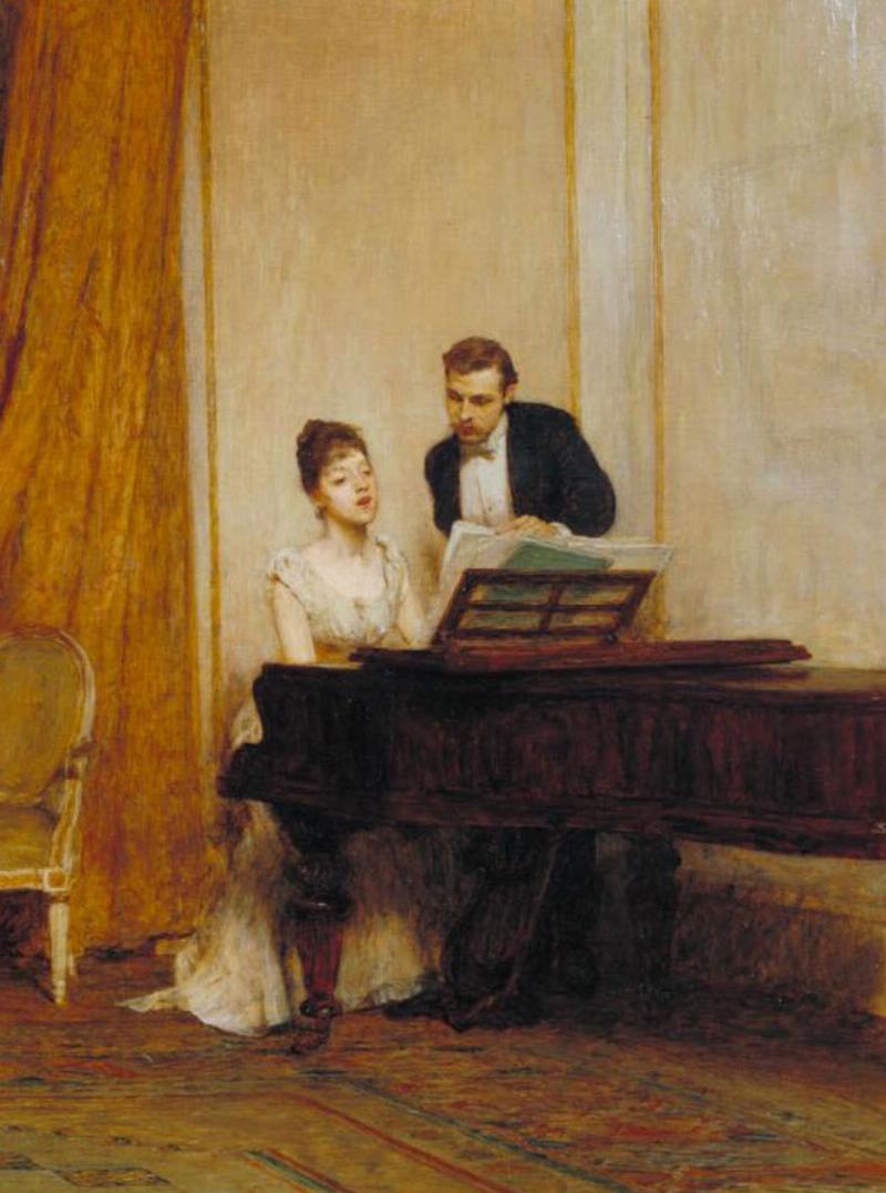 Portrait d'Hector Berlioz, figure emblématique de la période romantique en musique française, exprimant la passion de son époque