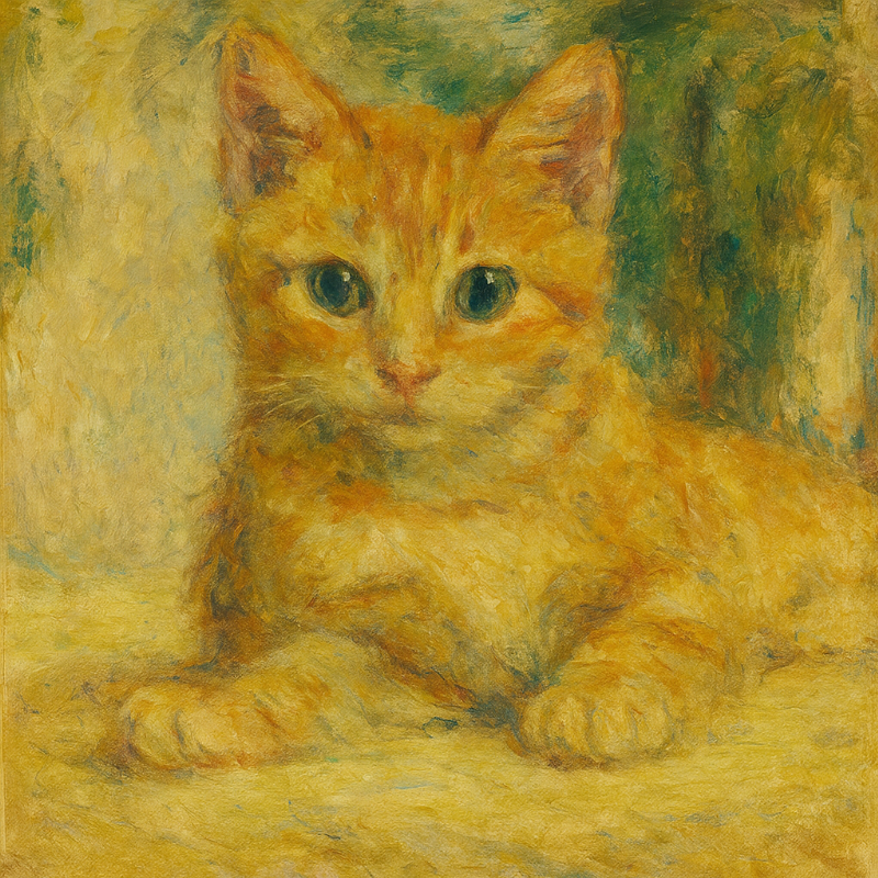 Berthe Morisot, peintre impressionniste, capturant une scène de vie quotidienne avec une touche délicate et une palette lumineuse.