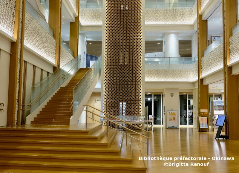 Bibliothèque d'architecture moderne avec inspiration française
