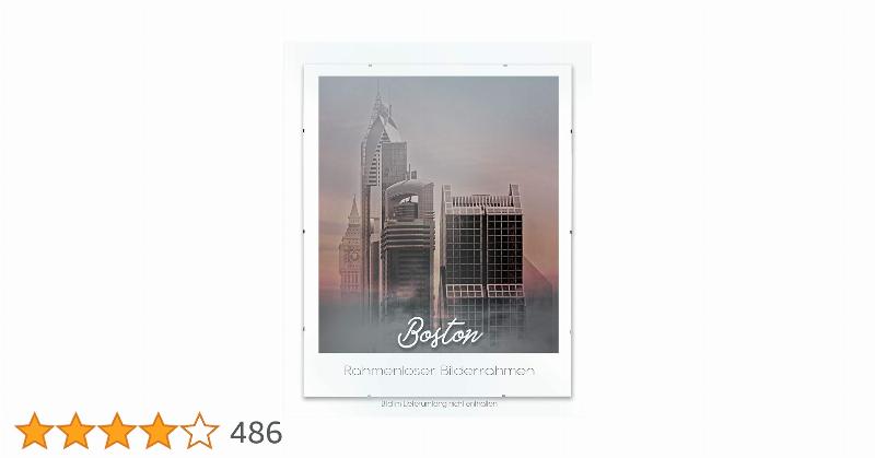 Skyline moderne de Boston avec architecture vitrée et reflets