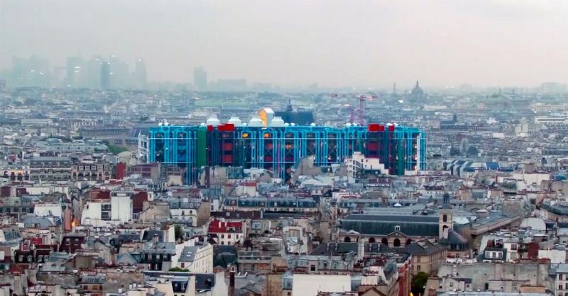Le Centre Pompidou, une icône de l'architecture moderne et de la culture à Paris