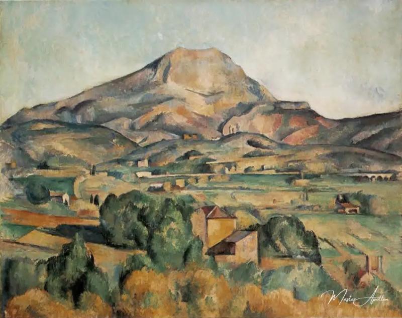 Paul Cézanne, une œuvre emblématique du peintre post impressionniste Montagne Sainte-Victoire