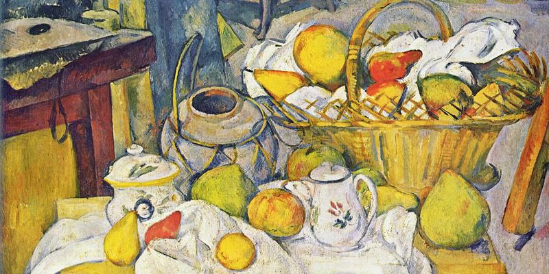 Détail des Grandes Baigneuses, une œuvre monumentale du paul cézanne post impressionism