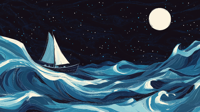 Tableau de Claude Joseph Vernet représentant une scène de tempête maritime dramatique