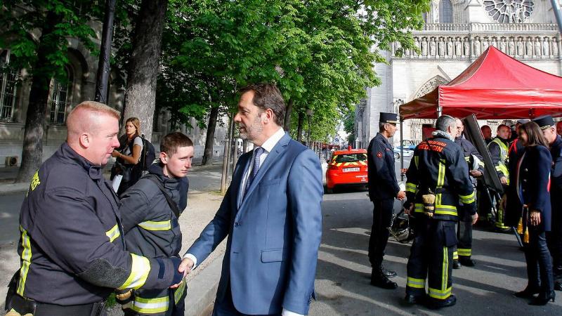 La cathédrale Notre-Dame de Paris en pleine reconstruction après l'incendie tragique de 2019