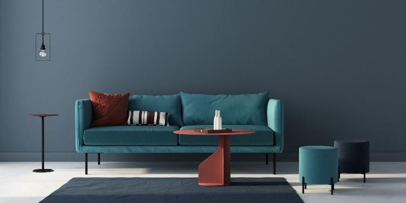 Ambiance salon français chic avec peinture tendance 2024