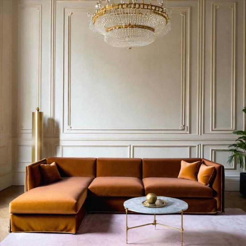 Vue d'un intérieur baroque français richement décoré avec des meubles sculptés, des tapisseries et des dorures, illustrant l'opulence du decor art