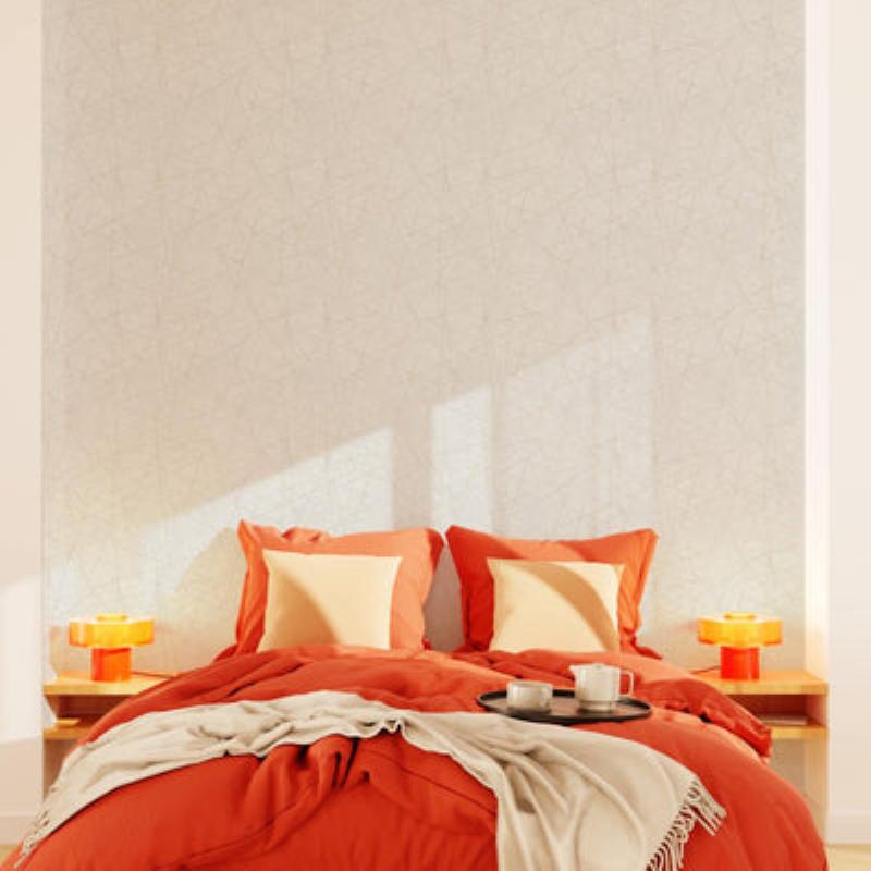 Décoration intérieure moderne avec murs blanc laqué et touches de bois