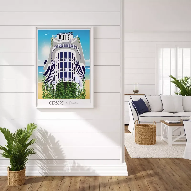 Une décoration murale orange d'inspiration méditerranéenne avec des éléments naturels et des céramiques françaises