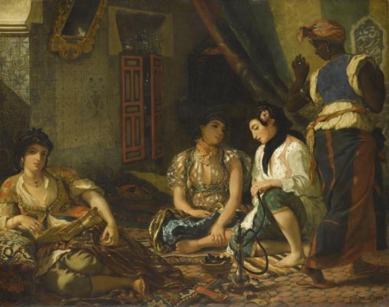 Les Femmes d'Alger de Delacroix, un chef-d'œuvre de la peinture orientaliste française et de son voyage