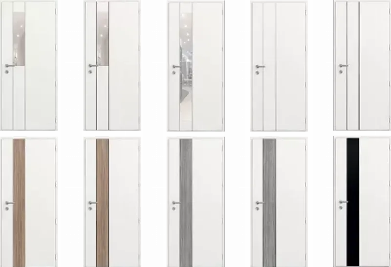 Design intérieur intégré avec portes modernes élégantes