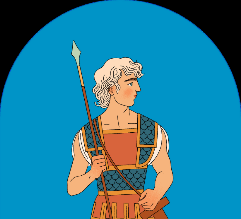 Les dieux de l'Olympe dans une représentation artistique, évoquant la puissance et la grandeur.