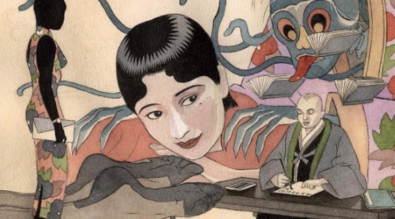 Portraits des grands écrivains de la classique littérature russe, Dostoïevski et Tolstoï, inspirant la profondeur