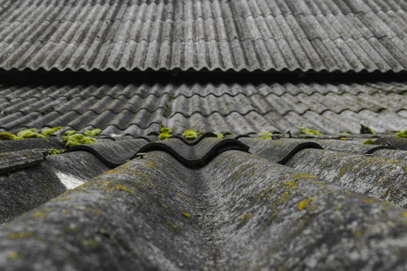 Entretien régulier d'une toiture en ardoise fibro ciment peinte pour assurer sa durabilité