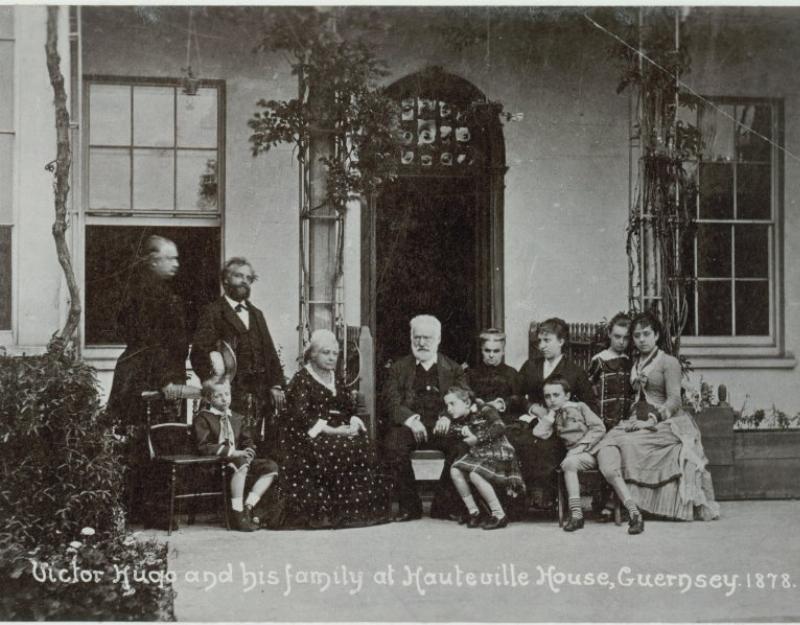 La famille de Victor Hugo et Adèle Foucher avec leurs enfants