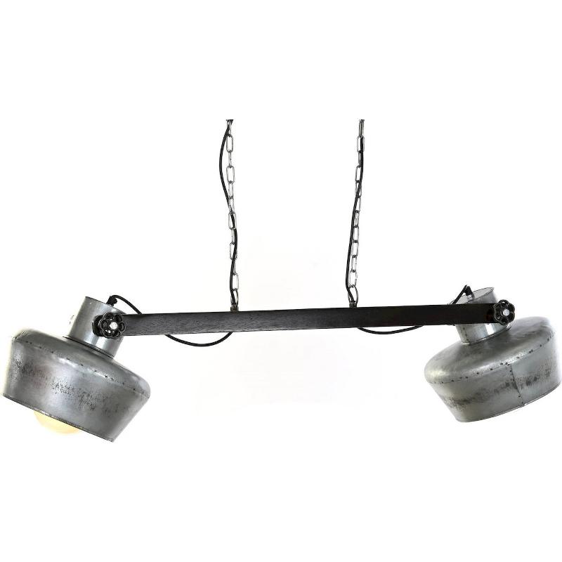 Lampe suspendue en fer marron style industriel