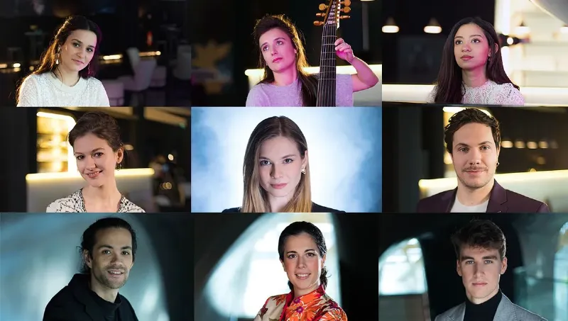 Une jeune violoniste interprétant une mélodie lors d'un festival musique classique France 2024