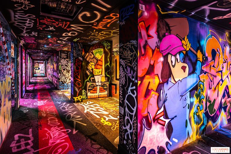 Galerie d'art urbain graffiti à Paris, exposition