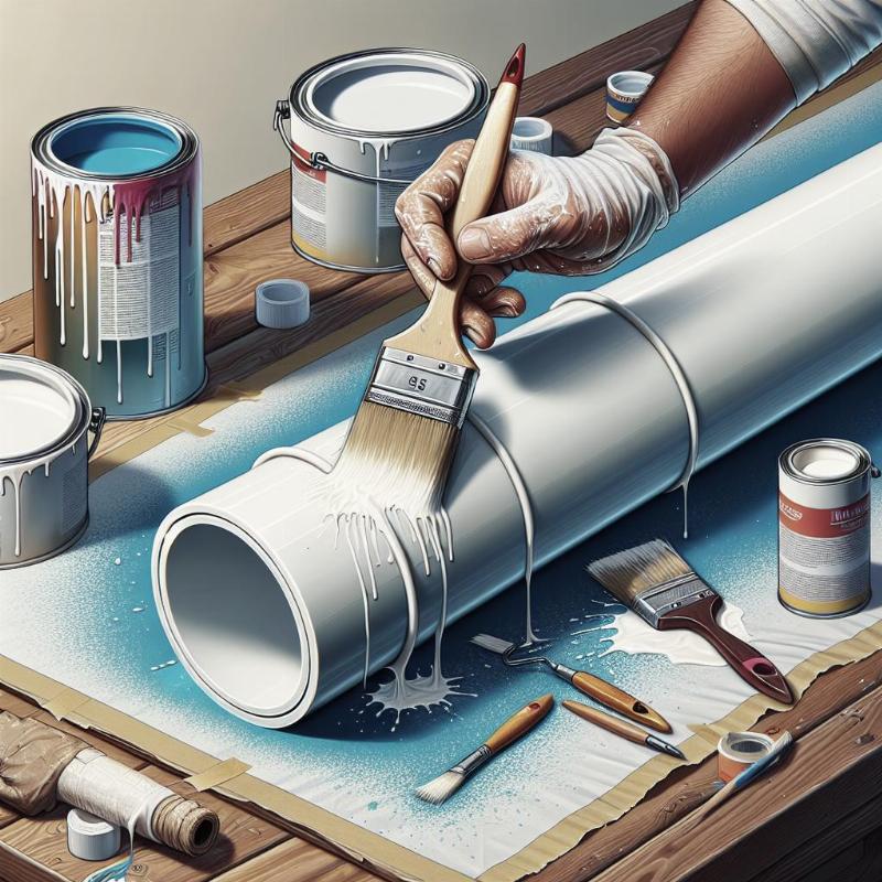 Guide pas à pas pour peindre des objets en plastique, illustrant chaque étape avec des outils précis pour un résultat impeccable.