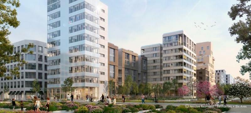 L'Île de Nantes, avec ses bâtiments d'architecture moderne et ses espaces urbains réinventés, symbole de la transformation nantaise.