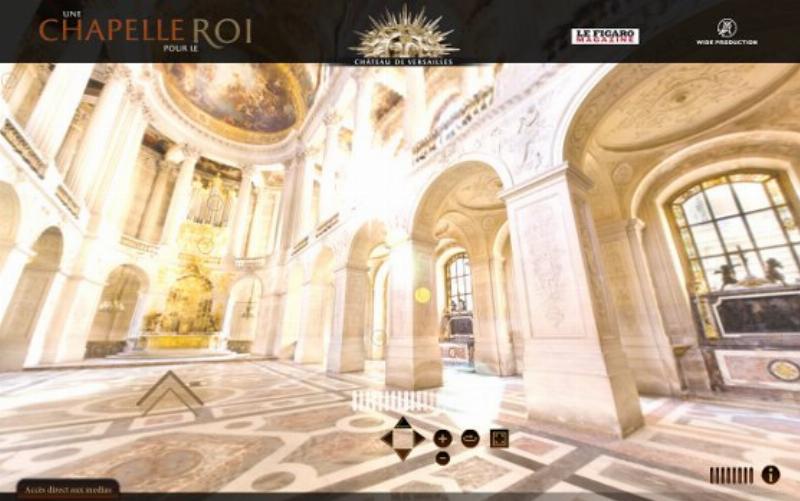 Immersion culturelle dans le Château de Versailles virtuel avec annotations