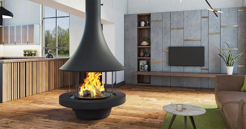 Intérieur design moderne français avec une œuvre d'art audacieuse, élégance et caractère