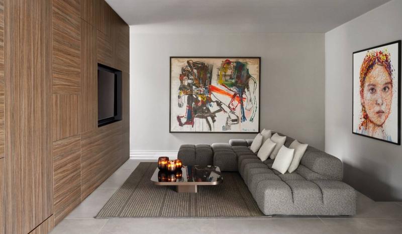 Intérieur de villa provençale moderne à Aix-en-Provence