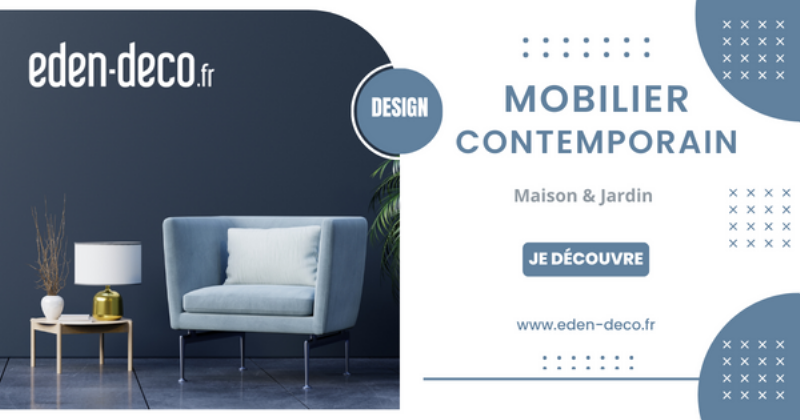 Un intérieur moderne avec des accents de décoration française, mobilier contemporain, art mural élégant et beaucoup de lumière.