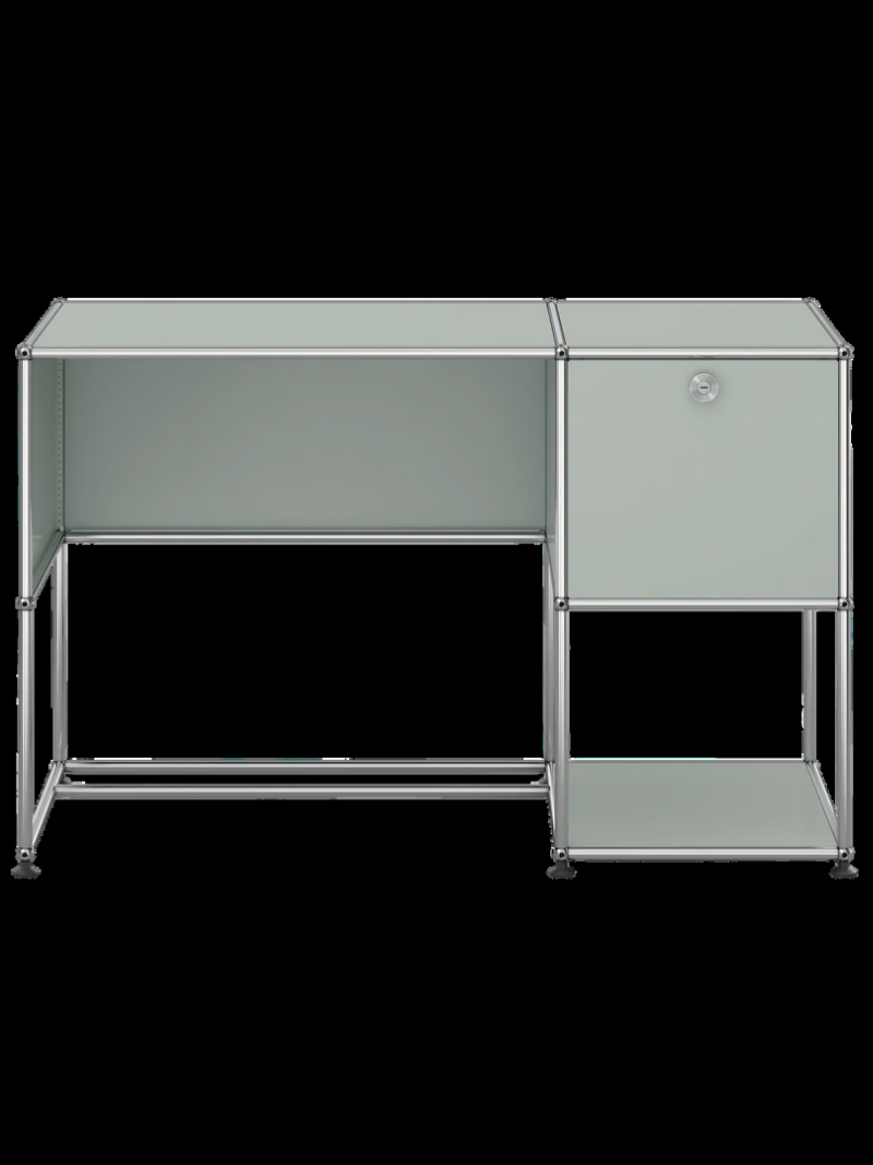 Intérieur d'un musée de design suisse moderne avec des lignes épurées