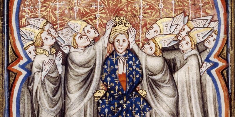 Intérieur de Notre-Dame durant une messe simple, montrant l'assemblée et le clergé