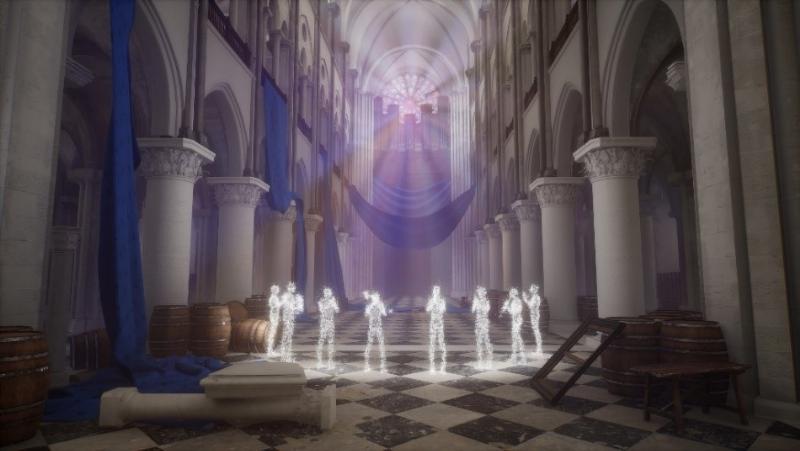 Intérieur de Notre-Dame de Paris, ambiance sonore unique créée par les organistes