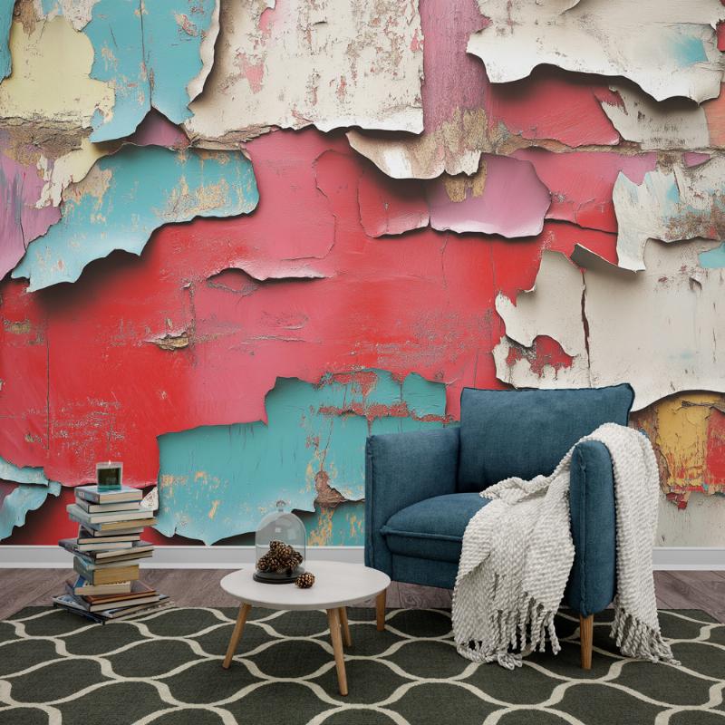 Intérieur de salon français élégant avec une peinture de pivoines, intégrant l'art floral dans le décor