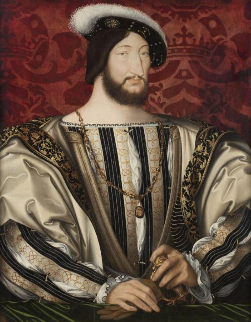 Portrait de François Ier par Jean Clouet, représentant la majesté royale