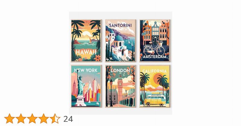 Un tableau achevé réalisé avec un kit peinture numéro adulte, encadré et affiché dans un intérieur moderne, style élégant