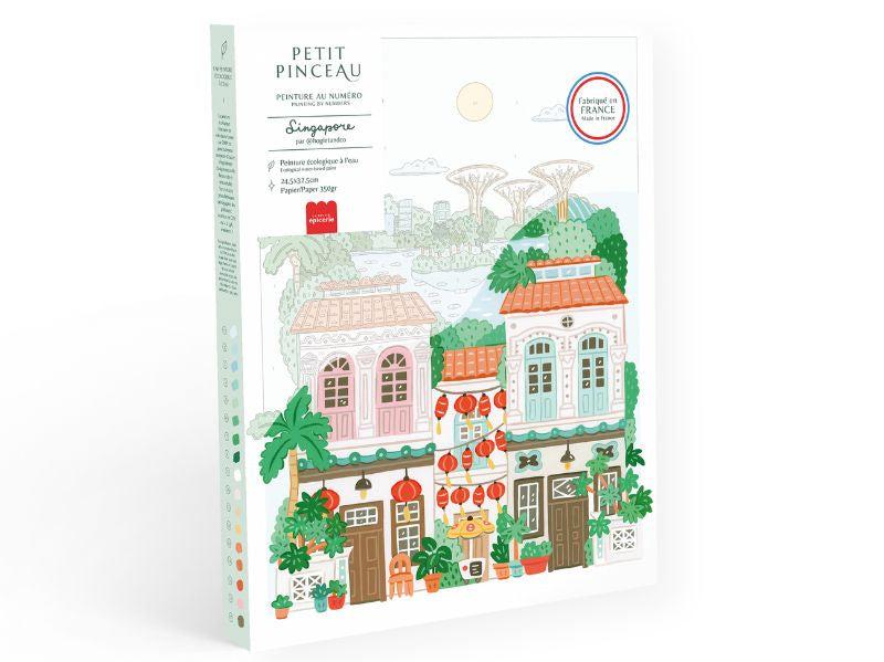 La petite épicerie peinture au numéro et son lien avec la tradition artistique et culturelle française